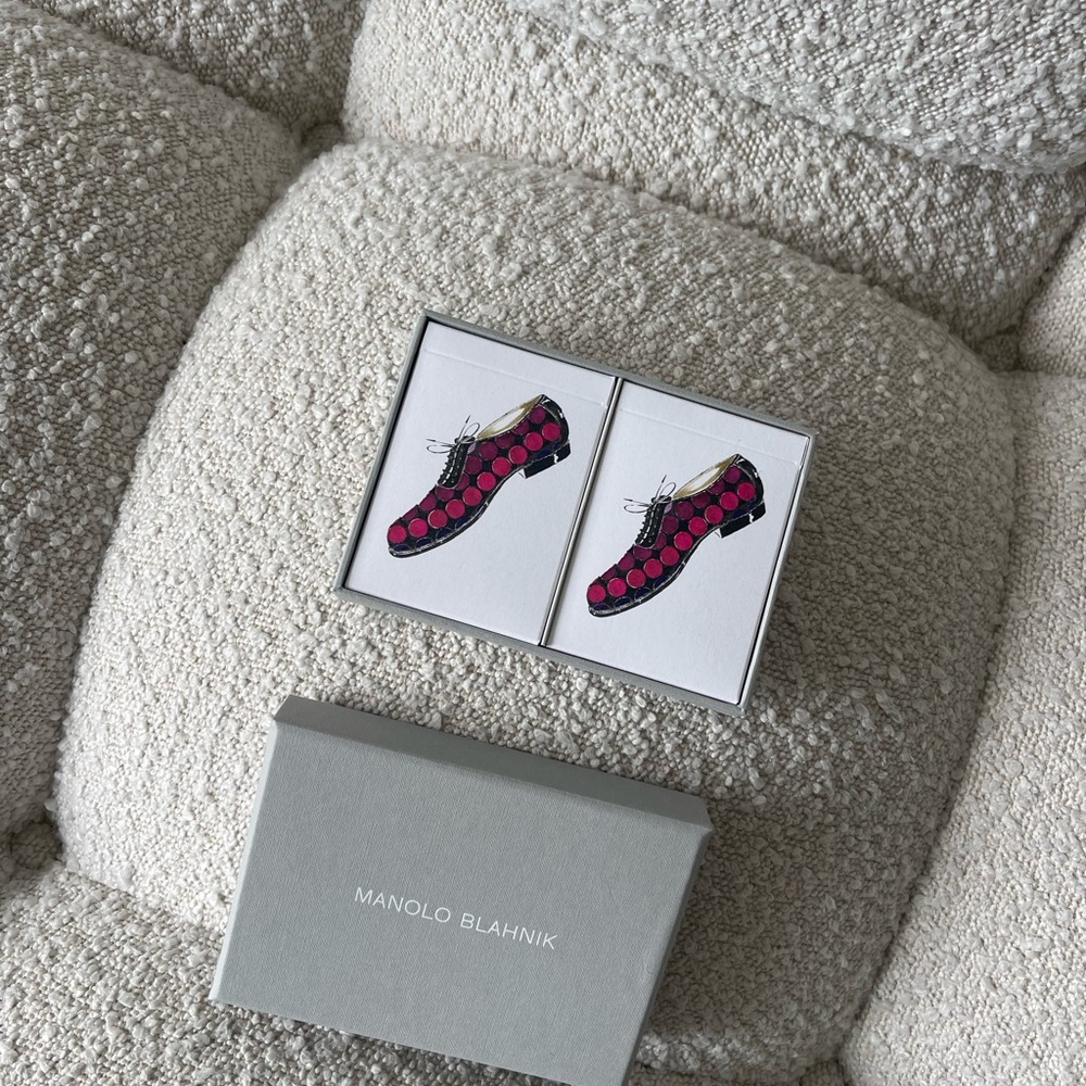Manolo Blahnik Limited Edition Playing Cards